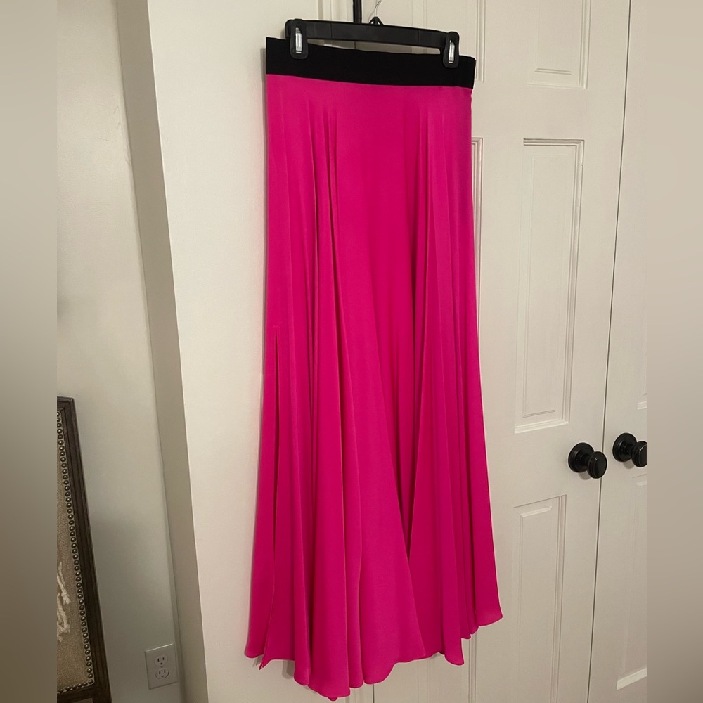 Milly silk maxi skirt